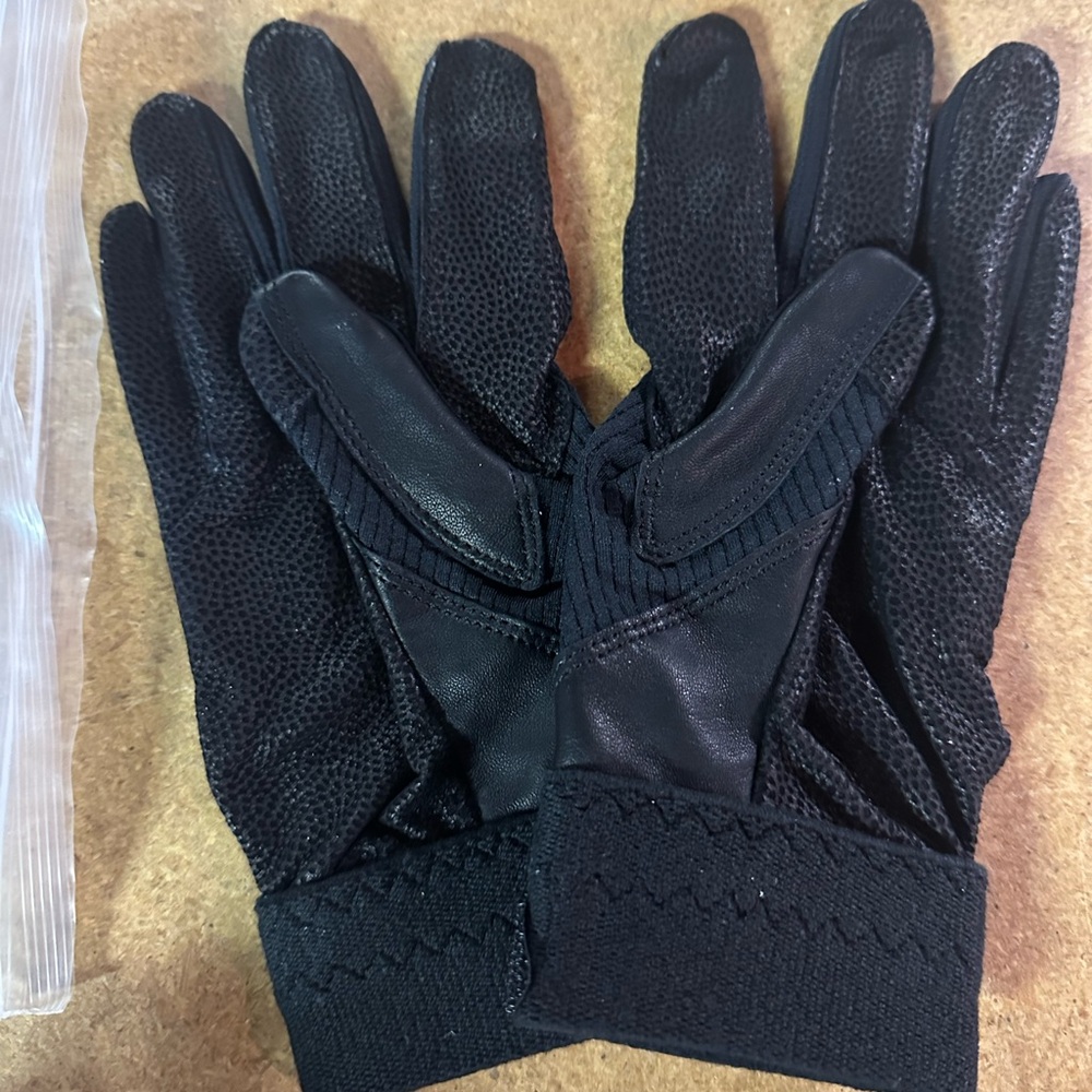 Nike Pro Show Elite Black Baseball Gloves Size M NEW - Picture 3 of 3